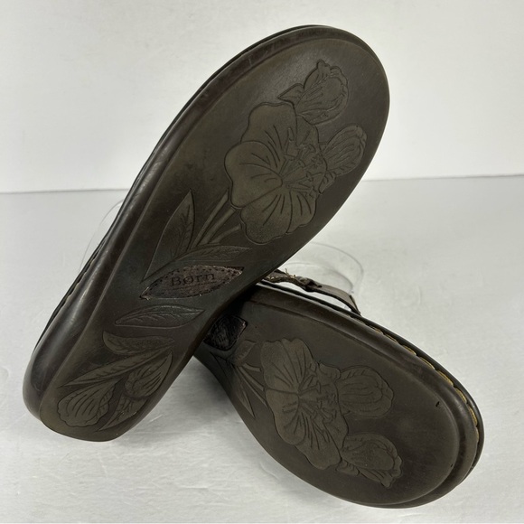 💕 Born Brown Leather Sandals 10 - Picture 7 of 10